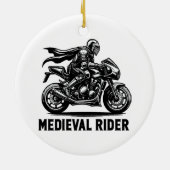Middeleeuwse ridder keramisch ornament (Achterkant)
