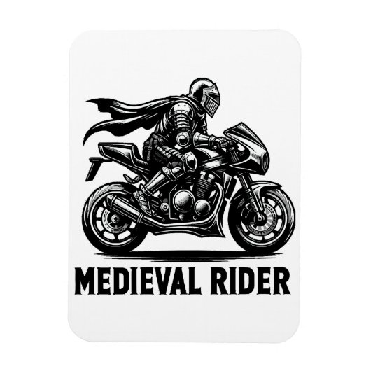 Middeleeuwse ridder magneet (Verticaal)
