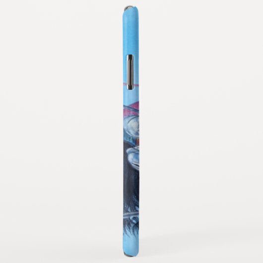 middeleeuwse ridder over paarden Case-Mate iPhone case (Achterkant/rechts)