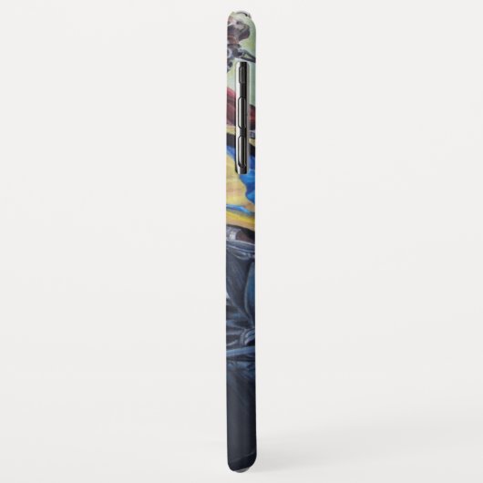 middeleeuwse ridder over paarden Case-Mate iPhone case (Achterkant/links)