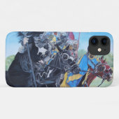 middeleeuwse ridder over paarden historische kunst Case-Mate iPhone case (Achterkant (horizontaal))