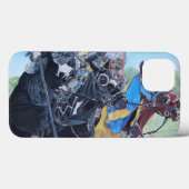 middeleeuwse ridder over paarden historische kunst Case-Mate iPhone case (Achterkant (horizontaal))