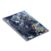 middeleeuwse ridder over paarden historische kunst notitieboek (Rechterzijde)