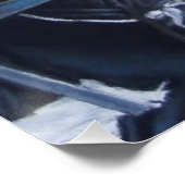 middeleeuwse ridder over paarden historische kunst poster (Hoek)