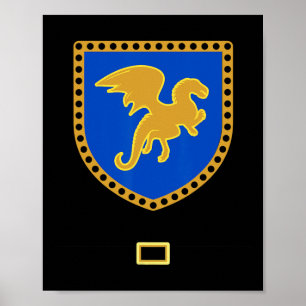 Middeleeuwse Ridder Renaissance Tuniek DIY Kostuum Poster
