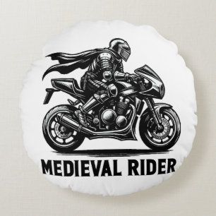 Middeleeuwse ridder rond kussen