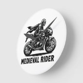 Middeleeuwse ridder ronde klok (Hoek)