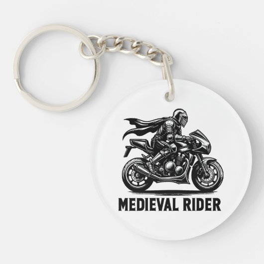 Middeleeuwse ridder sleutelhanger (Voorkant)