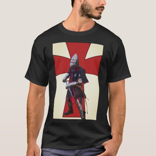 Middeleeuwse Ridder T-shirt (Voorkant)