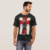 Middeleeuwse Ridder T-shirt (Voorkant volledig)