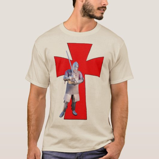 Middeleeuwse Ridder T-shirt (Voorkant)