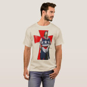 Middeleeuwse Ridder T-shirt (Voorkant volledig)