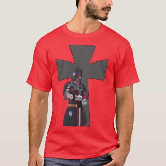 Middeleeuwse Ridder T-shirt (Voorkant)