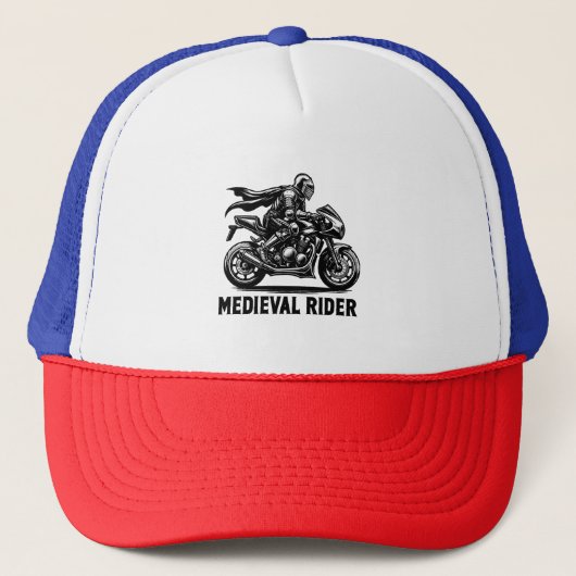 Middeleeuwse ridder trucker pet (Voorkant)