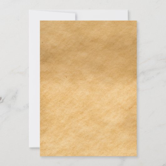 Middeleeuwse Ridder Uitnodiging (Achterkant)