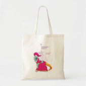 Middeleeuwse ridderpaard in harnas fantasie tote bag (Voorkant)