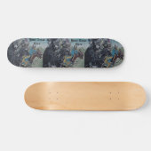 middeleeuwse ridders jaagse paarden skateboard (Horizontaal)