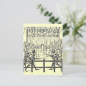 middeleeuwse ridders steekspel Briefkaart (Staand voorkant)