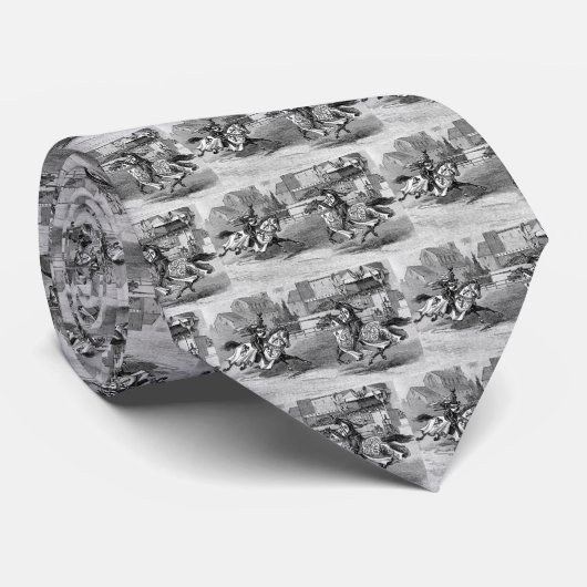 middeleeuwse ridders steekspel Stropdas (Opgerold)