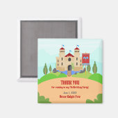 Middeleeuwse Ridders Toernooi Jongen Verjaardagsfe Magneet (Voorkant / Achterkant)