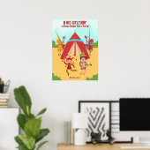 Middeleeuwse Ridders Tornooi Verjaardagsfeest Poster (Thuiskantoor)
