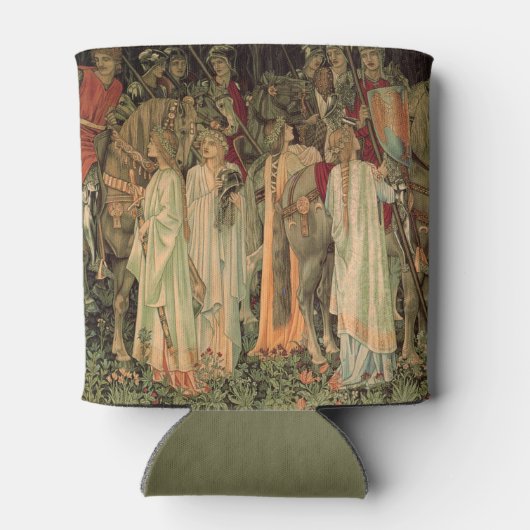 Middeleeuwse Ridders van de Ronde Tafel Blikjeskoeler (Achterkant)