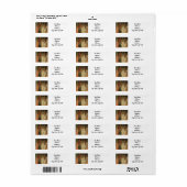 Middeleeuwse Ridders van de Ronde Tafel Etiket (Full Sheet)