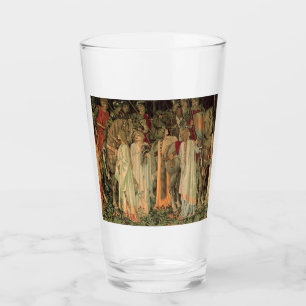 Middeleeuwse Ridders van de Ronde Tafel Glas