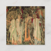 Middeleeuwse Ridders van de Ronde Tafel Informatiekaartje (Voorkant)