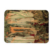 Middeleeuwse Ridders van de Ronde Tafel Magneet (Horizontaal)