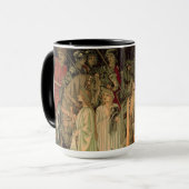 Middeleeuwse Ridders van de Ronde Tafel Mok (Voorkant links)