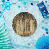 Middeleeuwse Ridders van de Ronde Tafel Papieren Bordje (Feest)