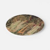 Middeleeuwse Ridders van de Ronde Tafel Papieren Bordje (Gekanteld)