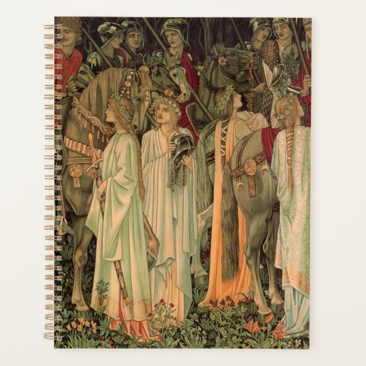 Middeleeuwse Ridders van de Ronde Tafel Planner (Voorkant)