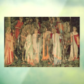 Middeleeuwse Ridders van de Ronde Tafel Raamsticker (Vel 3)