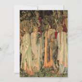 Middeleeuwse Ridders van de Ronde Tafel Save The Date (Voorkant)