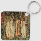 Middeleeuwse Ridders van de Ronde Tafel Sleutelhanger (Achterkant)