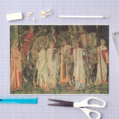 Middeleeuwse Ridders van de Ronde Tafel Tissuepapier (Craft)