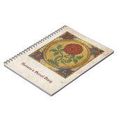 Middeleeuwse Roos Botanisch Manuscript Notitieboek (Linkerzijde)