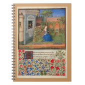 middeleeuwse rozen tuin notitieboek (Voorkant)