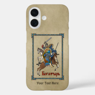 Middeleeuwse Russische Bogatyr iPhone 16 Hoesje