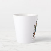 Middeleeuwse Russische Bogatyr Latte Mok (Voorkant)