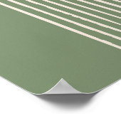 Middeleeuwse salie minimale kunst poster (Hoek)