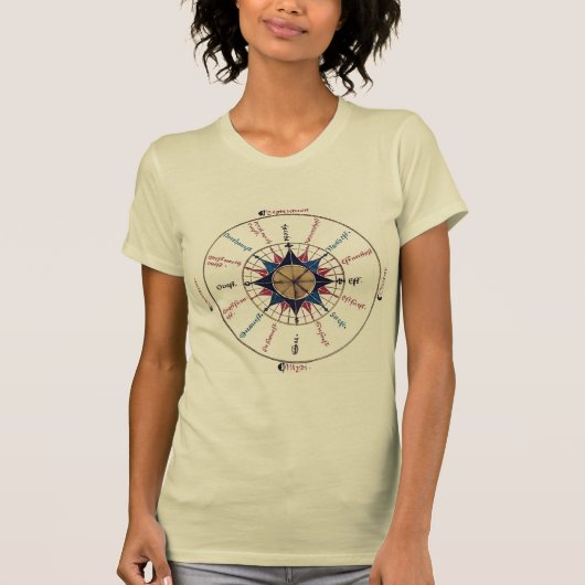 Middeleeuwse Scheikunde Alchemie Astronomie Astrol T-shirt (Voorkant)