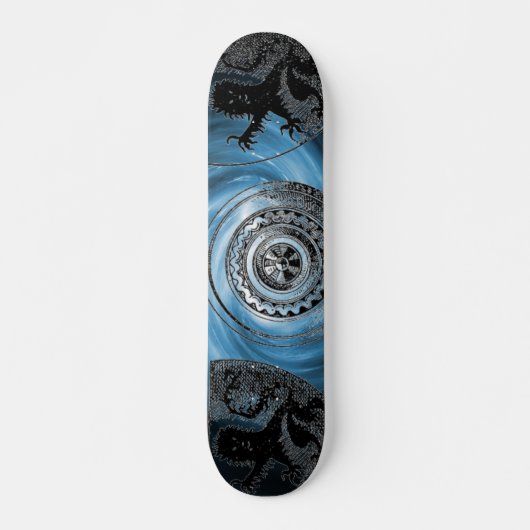 Middeleeuwse Schilden Skateboard (Voorkant)