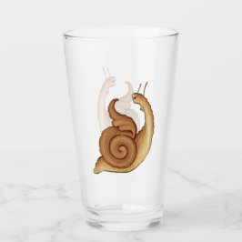 Middeleeuwse Schreeuwende Slak Glas Tumbler