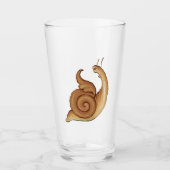 Middeleeuwse Schreeuwende Slak Glas Tumbler (Voorkant)