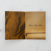 middeleeuwse scroll  Dank u kaart (Binnen)