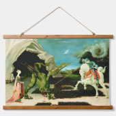 Middeleeuwse Sint-Joris en de Draak Hangend Wandkleed (Voorkant)