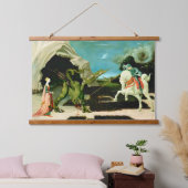 Middeleeuwse Sint-Joris en de Draak Hangend Wandkleed (Slaapkamer)